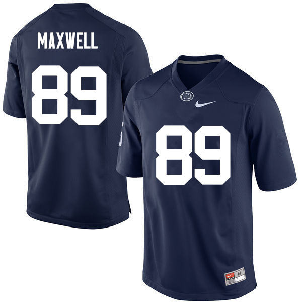 Men Penn State Nittany Lions #89 Colton Maxwell College Football Jerseys-Navy